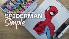 Cara Menggambar Spiderman Anime yang Simple