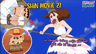 Shin Movie 27: Chuyến Trăng Mật Bão Táp - Giải Cứu Bố Hiroshi | Shin Cậu Bé Bút Chì | Xóm Anime