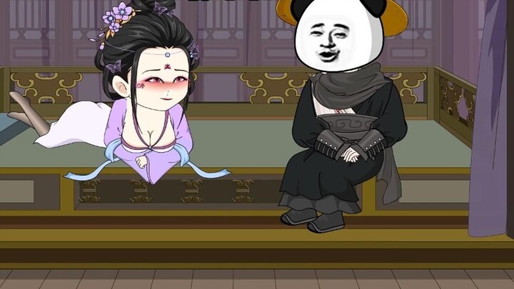 Udang itu diganggu oleh penyihir kecil itu, dan Selir Lian datang untuk menyelamatkannya