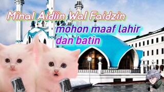 Anime Kucing Bertakbir