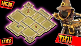 NEW TH11 WAR & CWL BASE WITH LINK + REPLAY PROOF | ANTI ZAP WITCHES & ZAP DRAGS | CLASH OF CLANS