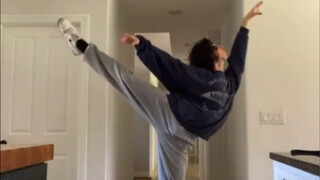 Come and enjoy the graceful dance of a ballet boy, so beautiful