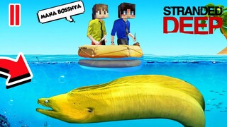 DUO KOCAK BERHASIL LAWAN BELUT RAKSASA DI STRANDED DEEP - Stranded Deep #11