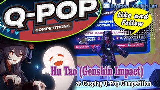 Cosplayer Hu Tao (Genshin Impact) at Cosplay Q-Pop Competition