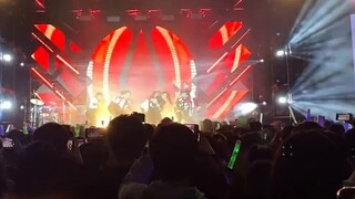 Whose good university has thousands of people celebrating EXO's 11th anniversary of debut? Super exc