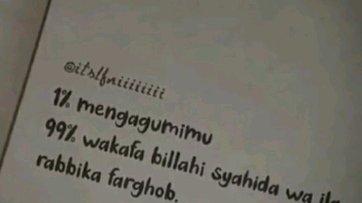 1℅ menyukaimu