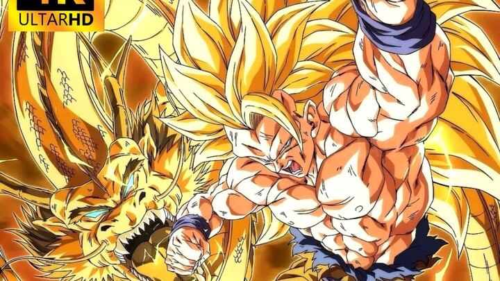 【4K HD】"Cutting Out Excess Dialogue" Dragon Fist Unleashed! Goku VS Phantom Man!!