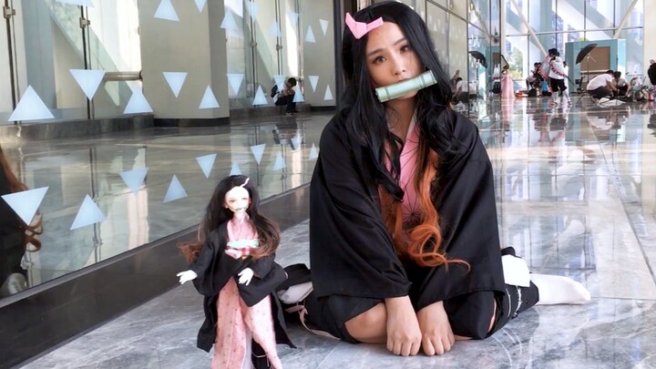[BJD] The first play of cosplay with the baby in the comic exhibition: Jiuwei version of the kitchen