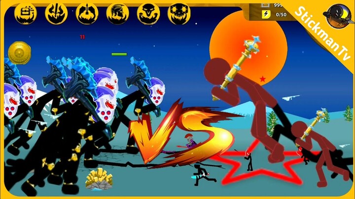 Summon Griffon The Great Vs Final Boss Army Epic War : Stick War legacy mod