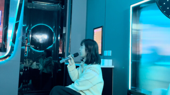 How much of a contrast is an children’s song YouTuber at karaoke?