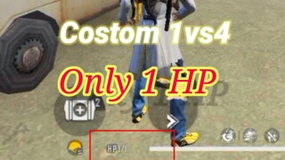Free Fire ห้องกำหนดเอง 1 HP 🥰🥰 freefiretotalgamingไวรัลวิดีโอ