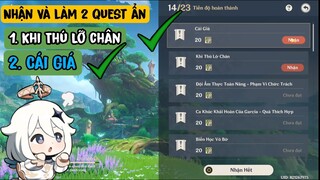2 Quest ẩn Sumeru | Khi Thú Lỡ chân | Cái Giá | Nhiệm Vụ danh vọng Genshin Impact