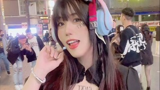 中国女孩来到日本，街唱《龙珠》简直要泪目了
