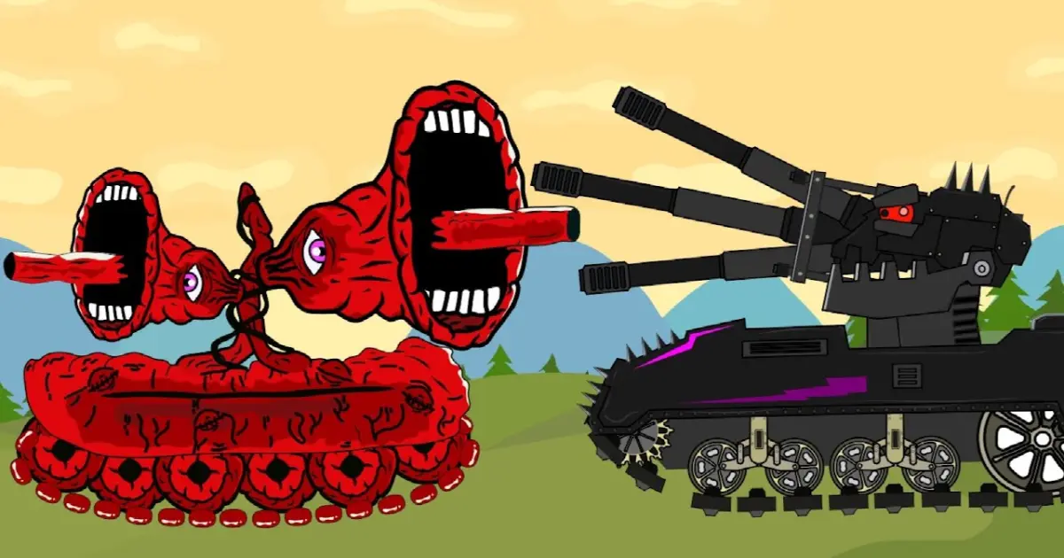 SIREN HEAD And Venom Red Hulk Tank Vs Black Panther Tank - Tank Animation -  Bilibili