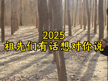 It’s 2025 already! Your ancestors asked me to pass on a message to you!