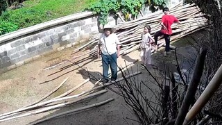 “艳红  这效率还挺高”，，爷爷对着监控跟儿媳妇“告状”，三个孩子在老家不听话