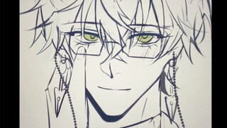【Ike Eveland】Drawing an earring for Swedish Mimi