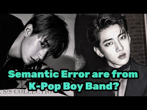 Semantic Error Actor are From K Pop Boy Band😱💜