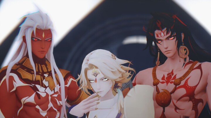 [Onmyoji MMD] Xiudi | Belated New Year's Day Oreo (Eagerly)