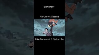 Naruto vs Sasuke #naruto #sasuke #shorts