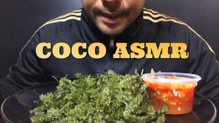 ASMR:Sea Grapes (สาหร่ายพวงองุ่นEp.2)(EATING SOUNDS)|COCO SAMUI ASMR#กินโชว์สาหร่ายพวงองุ่น