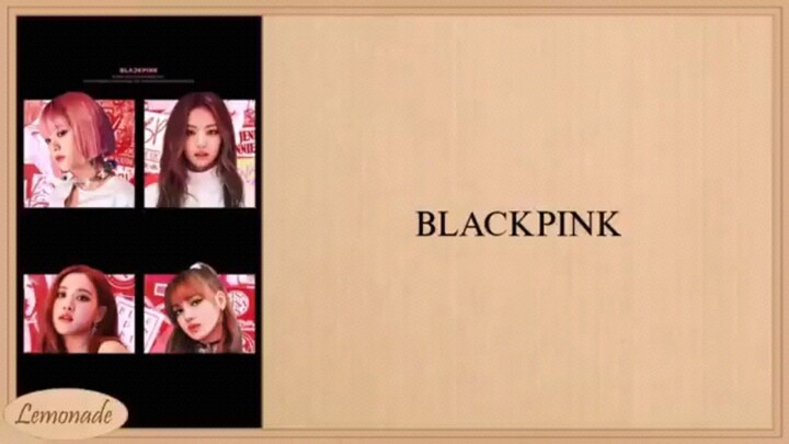 Black pink lyrics songDDU DU DDU DU