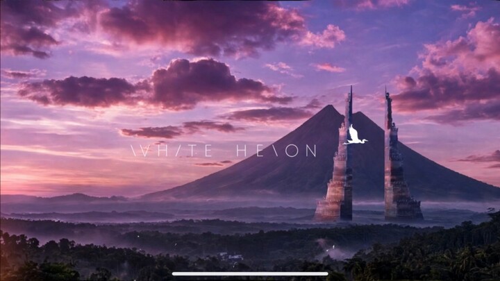 White Heron & Mountain #9