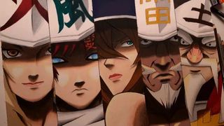 The 5 Kage - NARUTO - Anime Drawing