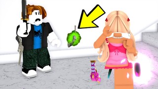 FAKE Gun TROLLING in Roblox Murder Mystery 2..