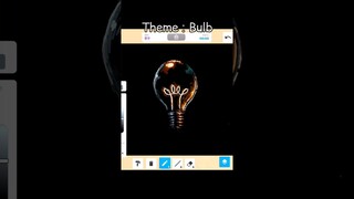 Theme : bulb #roblox #art #drawing #painting #illustration #games #shorts