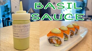 BASIL SAUCE FOR SUSHI | SALSA AL BASILICO