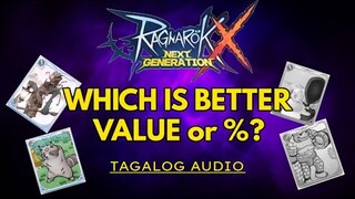 ASPD/Crit Value vs. Percentage - Ragnarok X: Next Generation [Tagalog]