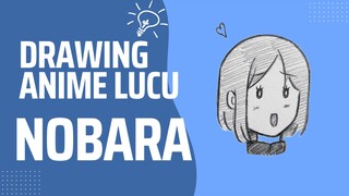 DRAWING ANIME LUCU JJK | NOBARA-ANGGADRAW