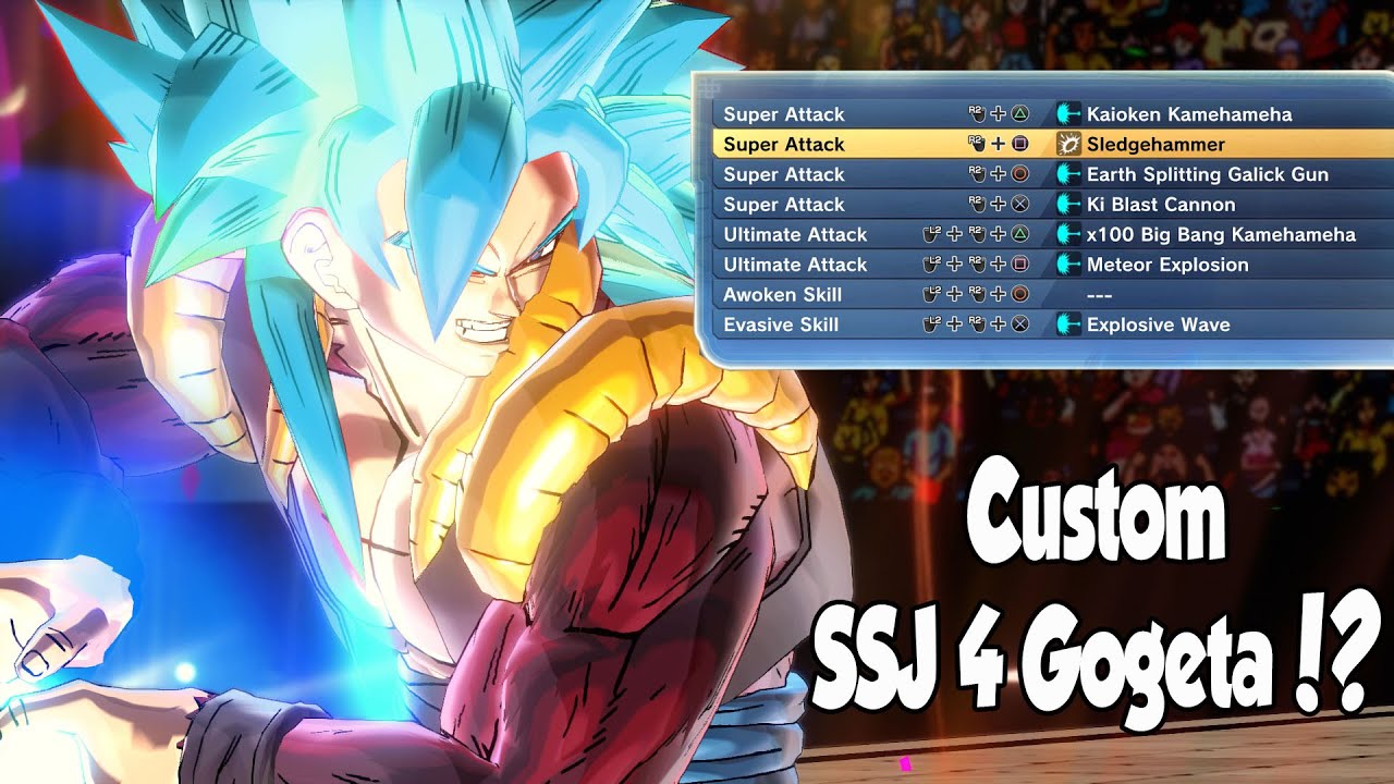 Custom SSJ4 Gogeta In DLC 14!? Dragon Ball Xenoverse 2 - Bstation