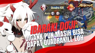 NIH HERO MESKIPUN DI GANK TETEP BISA DAPAT QUADRAKILL LOH‼️