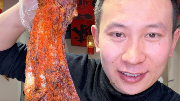I’m totally satisfied after digging into a giant royal prawn, and then a juicy lamb chop to top it o