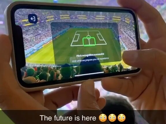 What? Is watching a game live really this advanced now?