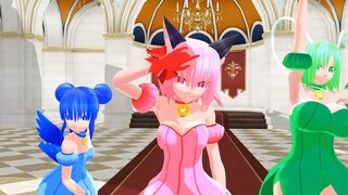 【mmd東京ミュウミュウ】ミュウイチゴ＆ミュウミント＆ミュウレタスでライアーダンス