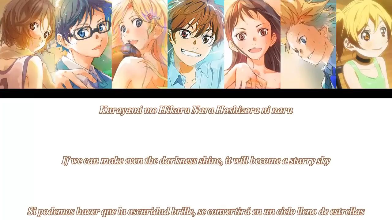 Your Lie in April - Hikaru Nara Romaji + English Translation