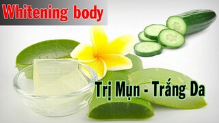 Whitening body | Làm trắng body từ dưa leo |Làm Đẹp Từ Thiên Nhiên #34