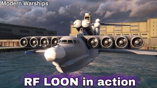 Modern Warships: RF LOON in action. online match gameplay.