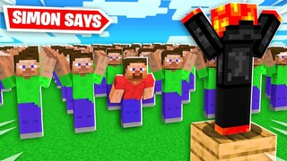EXTREME 100 Player Simon Says in Minecraft! - Challenge