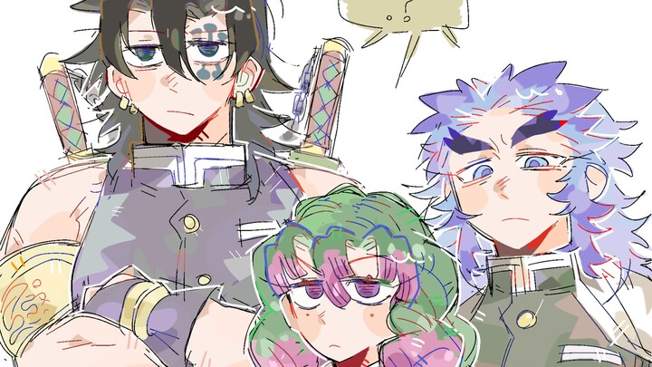 你看你又画一家三口