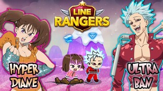 LINE Rangers Review 8☆ Sin Of Envy Diane Hyper Evolve & Boar Hat's Cook Ban Ultra Evolve Lvl. 140