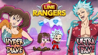 LINE Rangers Review 8☆ Sin Of Envy Diane Hyper Evolve & Boar Hat's Cook Ban Ultra Evolve Lvl. 140