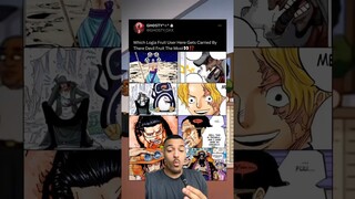 WHICH LOGIA USER IS CARRIED BY THEIR DEVIL FRUIT? #onepiece #onepieceedit #luffy #aokiji #zoro #ace