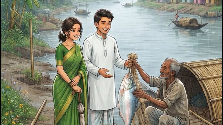 বৃষ্টির দিনে ছোট্ট বিড়ালের মিষ্টি কাণ্ড 🐱🌧️ | Cozy Village Cat | Ghibli ASMR