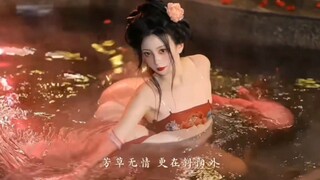 Cái lạnh mùa xuân mang đến cơ hội tắm ở Hồ Huaqing, nơi nước suối nóng rửa sạch làn da mỏng manh