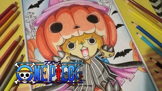 Drawing Chopper Versi Halloween | One Piece part 2