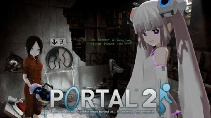 [Phim kết thúc Portal 2] GlaDOS dễ thương quá, awsl!